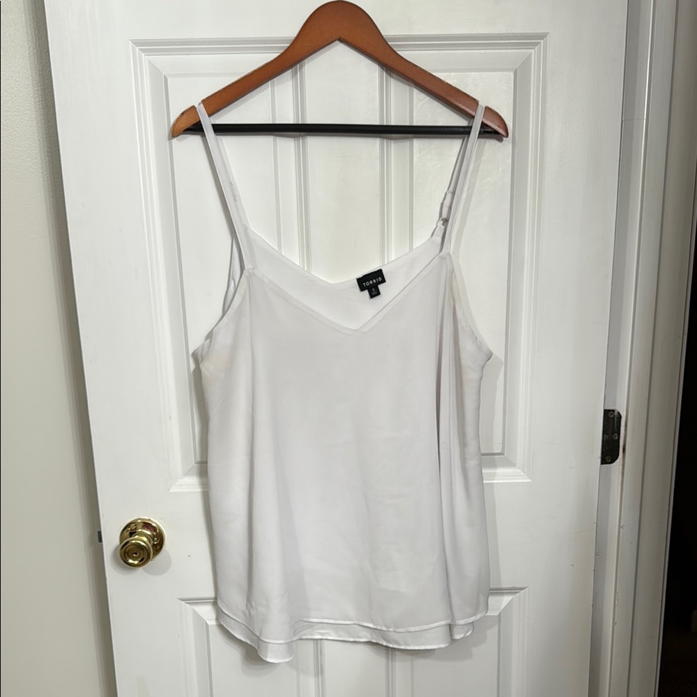Elegant White Camisole Top